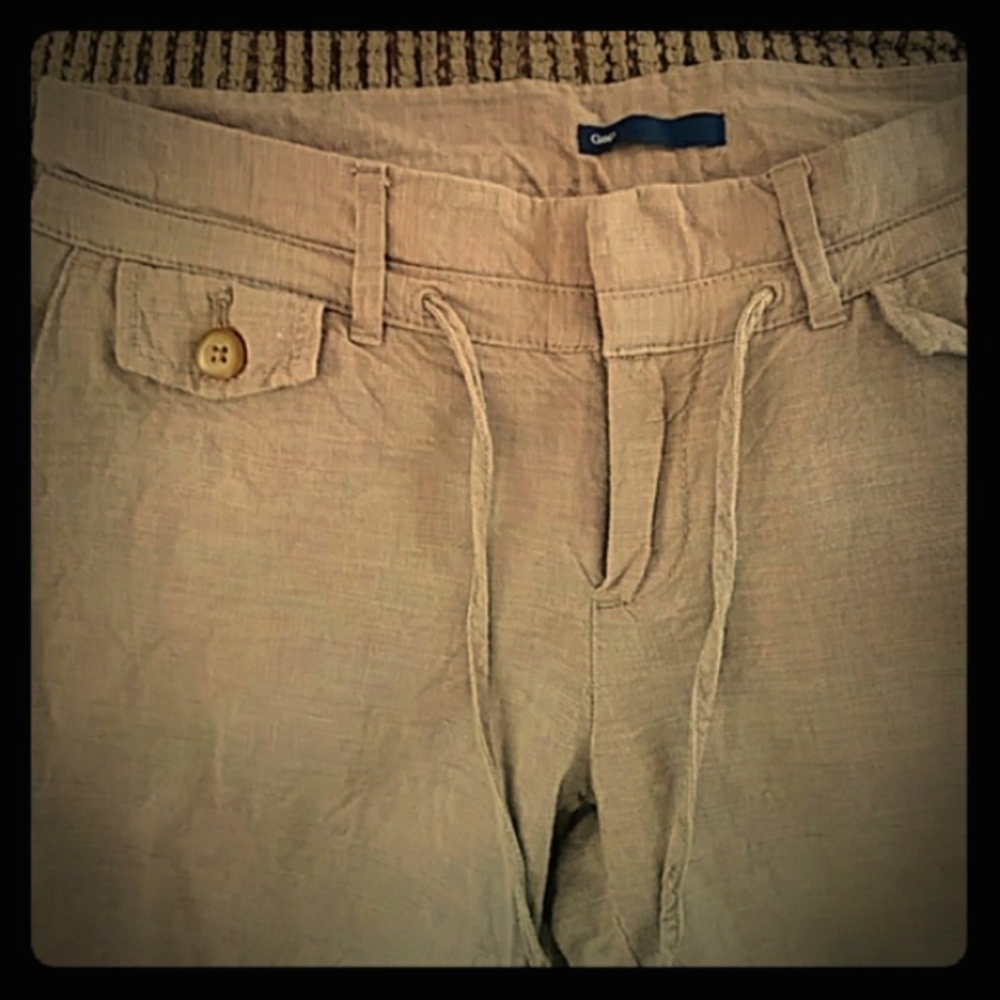 THE GAP LINEN PANTS.